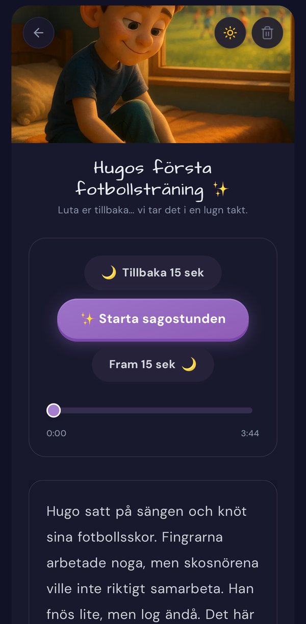 Sagospelaren – Hugos första fotbollsträning